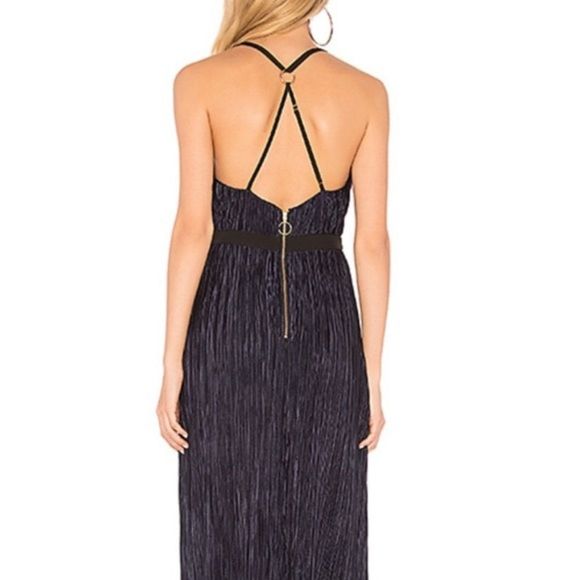 STYLESTALKER Alexa Maxi Dress in Navy - from REVOLVE - Picture 3 of 14